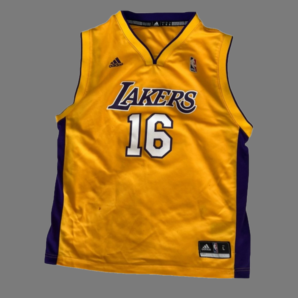Pau Gasol Los Angeles Lakers Youth Adidas Basketball Jersey